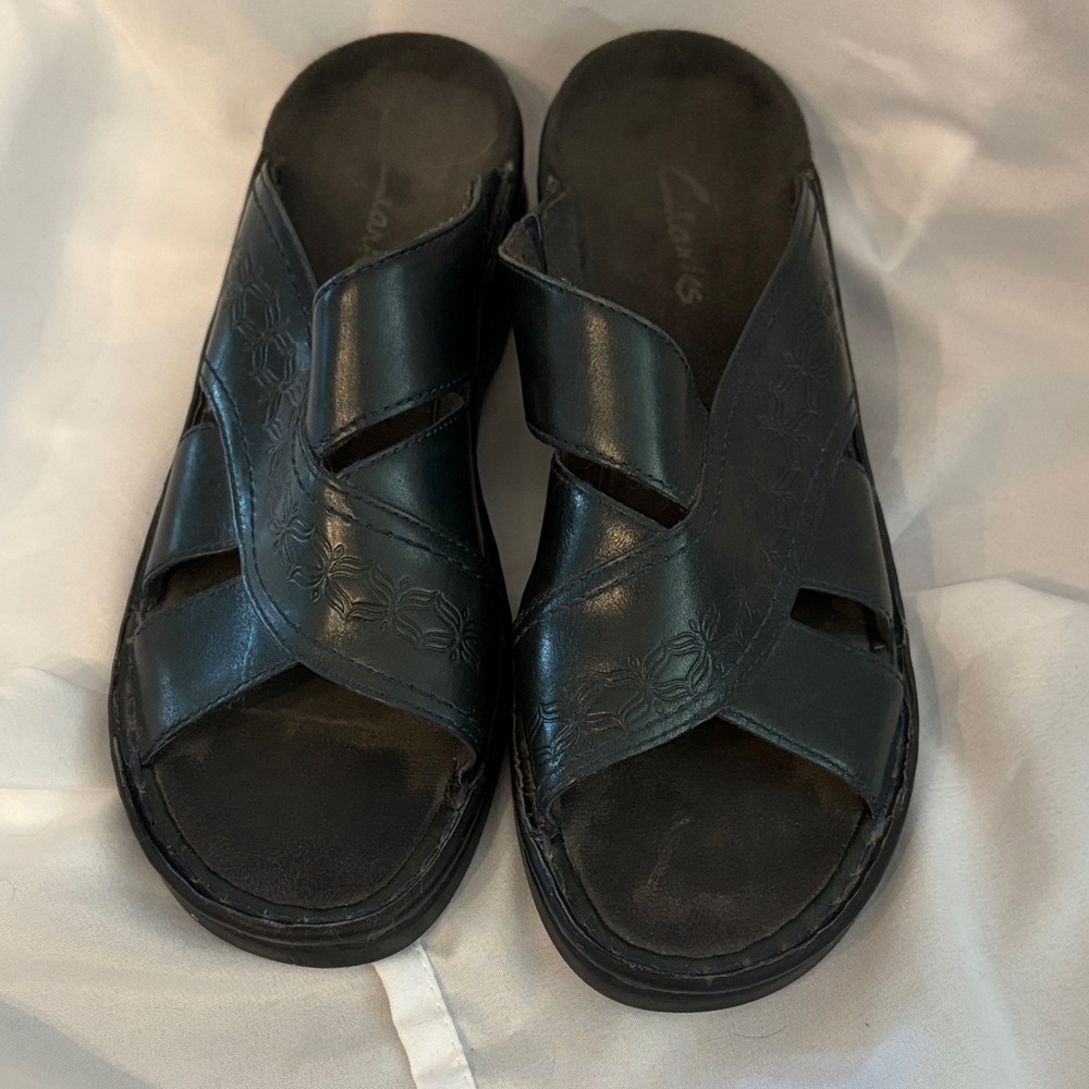 Clarks Slide Sandals